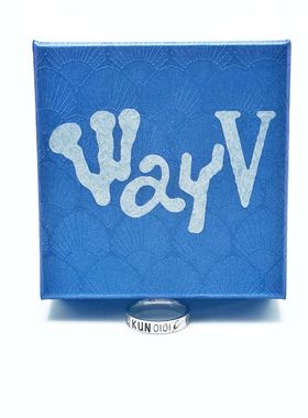 威神男团钱锟签名应援戒指