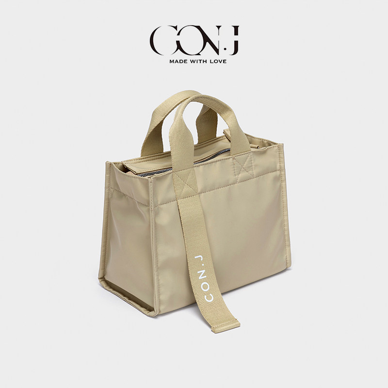 CON.J文艺小清新斜挎帆布包洋气单肩手提斜跨小方包,淘宝优惠券,粉丝福利购,淘宝优惠卷