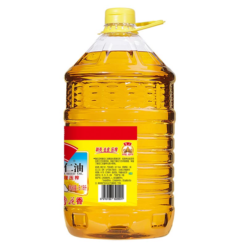 鲁花压榨葵花仁油5.7L 葵花籽油粮油压榨食用油公司团购礼品福利 - 图1