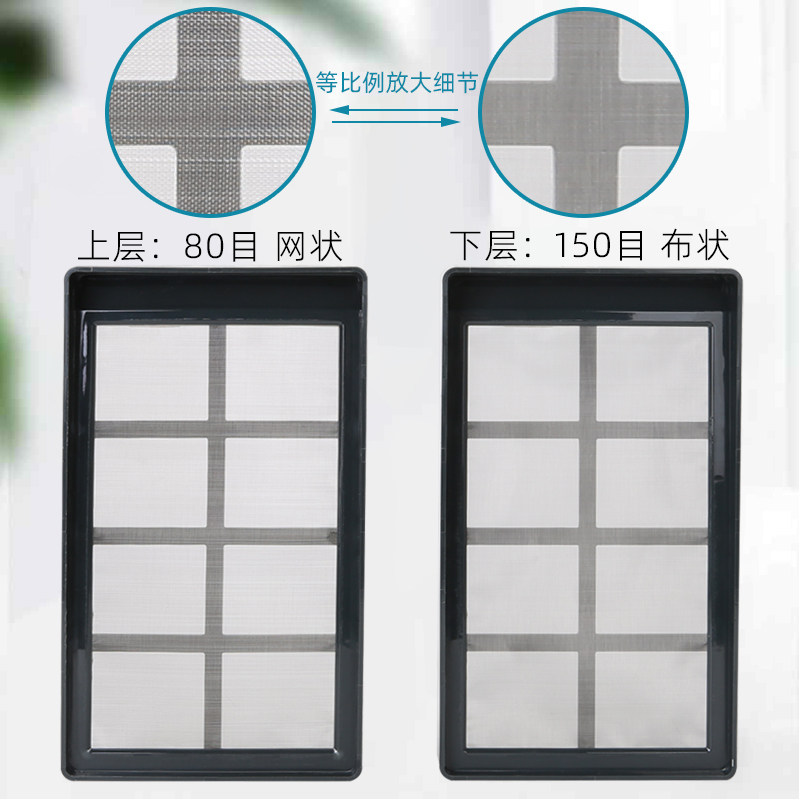 沃韦朗鱼缸过滤筛网网盒底滤缸周转箱专用干湿分离不锈钢网片隔板,淘宝优惠券,粉丝福利购,淘宝优惠卷