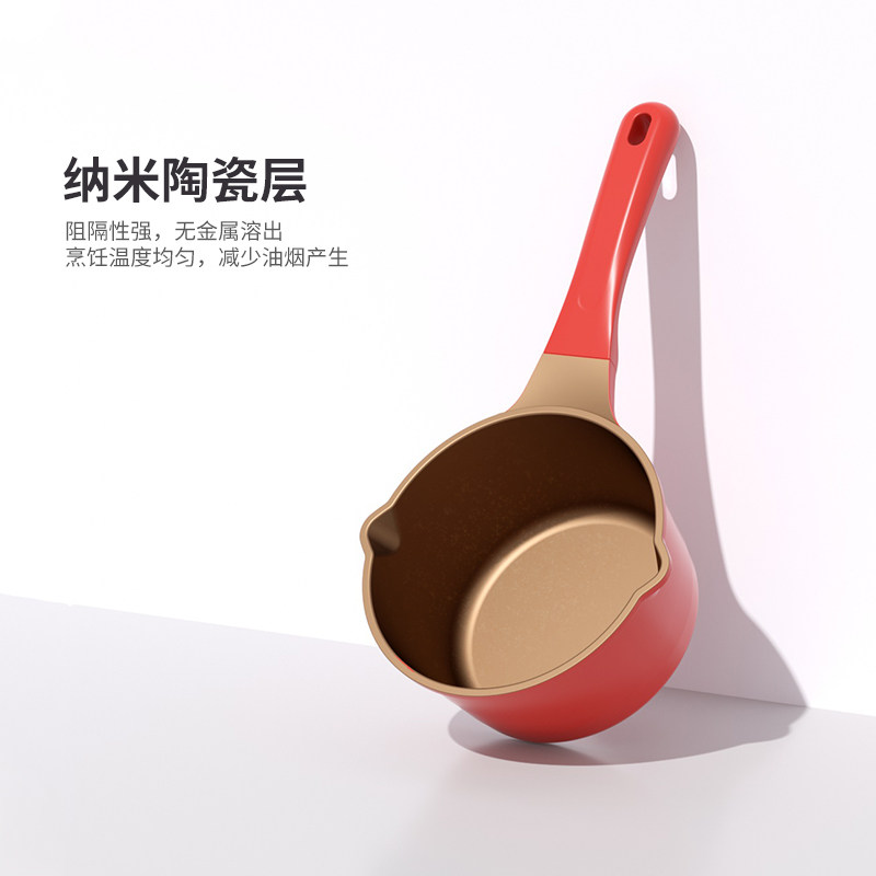 迪迪尼卡生肖兔兔宝宝辅食锅婴幼儿奶锅多功能煎煮一体锅4