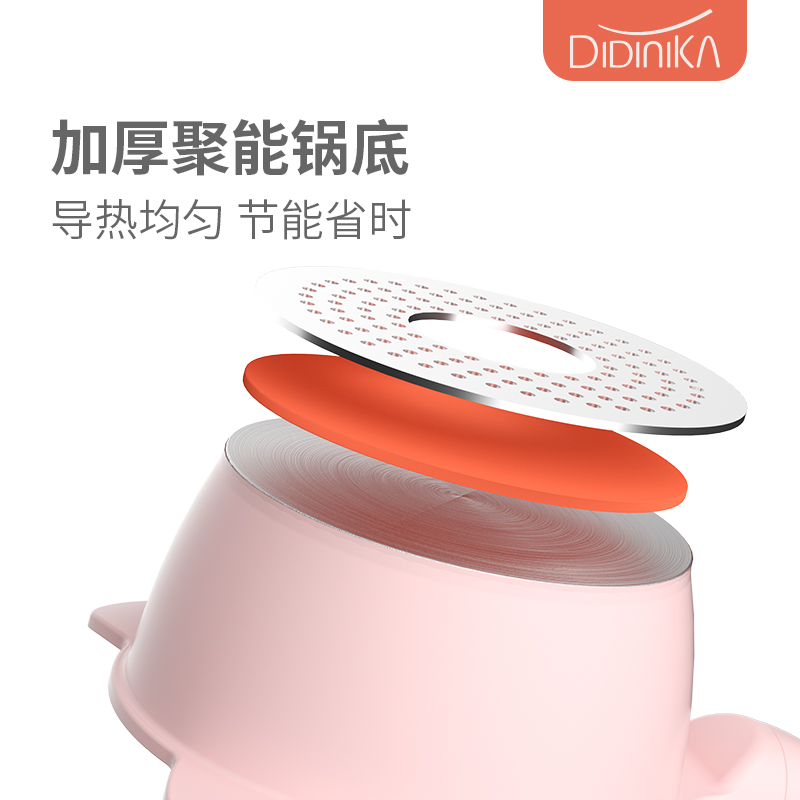 迪迪尼卡金猪侠套锅勇敢牛牛套锅辅食锅宝宝专用不粘锅婴儿奶锅