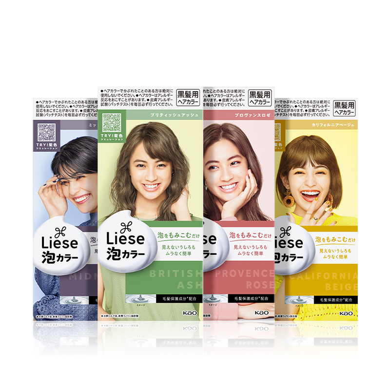 日本花王Liese泡沫染发剂108ml