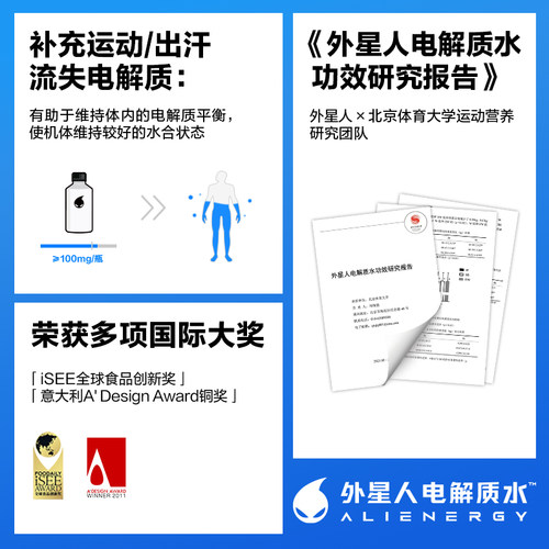 外星人电解质水迷你装便携300ml*6瓶s - 图2