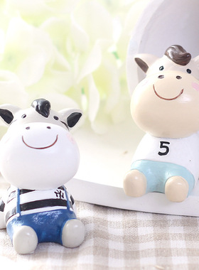 如果 Zakka仰望学园树脂工艺品桌面卡通摆件 创意家居新奇特装饰