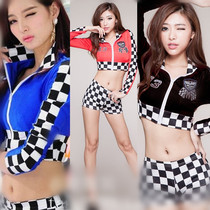 LeLok Home Football Baby DS Lara Photography Che Girls Sexy cheerleader Stage Suit Racing Costume