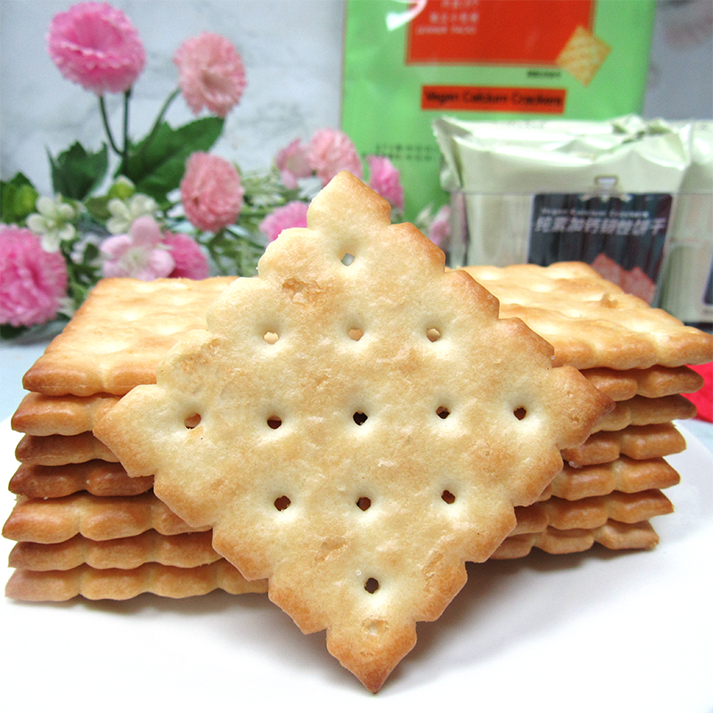 大地食品纯素加钙韧性饼干300g*3包佛家早餐充饥寺院素食斋饼零食,淘宝优惠券,粉丝福利购,淘宝优惠卷