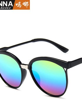 法国coss koko新款潮流大框太阳镜 欧美时尚炫彩眼镜 黑眉毛帅气