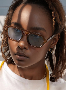 法国coss koko时尚双梁百搭墨镜新款sunglasses大框眼镜简约出游