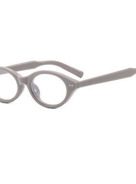 法国coss koko小框椭圆书呆子眼镜女 复古色可配镜眼镜框猫眼防