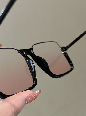 法国coss koko复古大框墨镜女方形腮红显瘦素颜眼镜高级感太阳镜