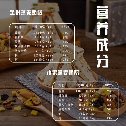 奶酪棒奶块坚果水果麦片奶酪儿童休闲零食内蒙古特产奶制品牛轧糖 - 图0