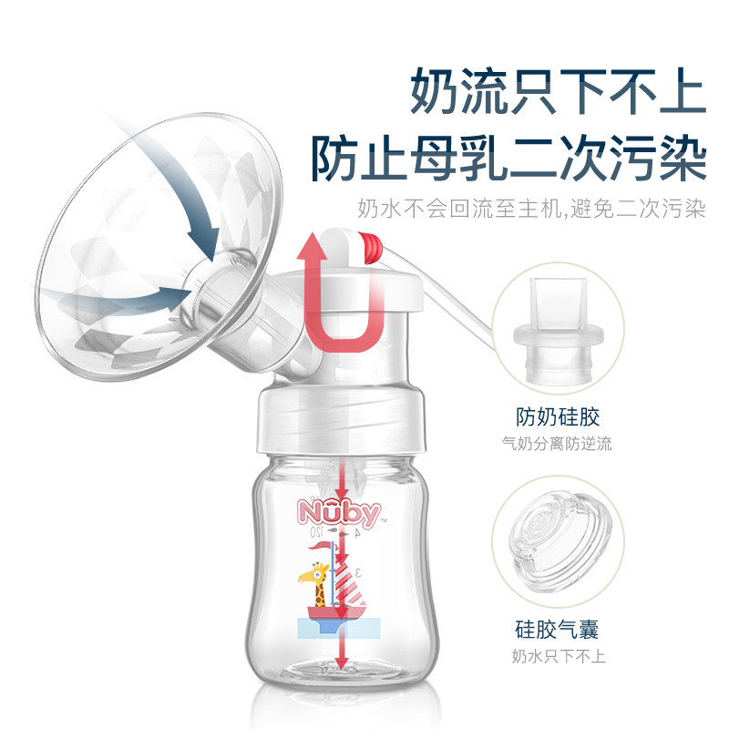 nuby自动电动孕产妇产后正品吸奶器 nuby努努可力吸奶器