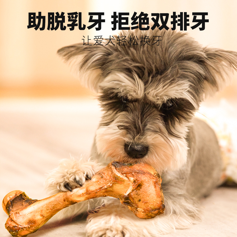 狗狗牛棒骨磨牙棒大骨头金毛中大型幼犬洁齿训练奖励牛骨宠物零食