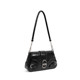 LAXMI2023 New Underarm Bag Maillard Retro Bag Hardware Lock Flip Bag Commuter Crossbody Bag Women's Bag