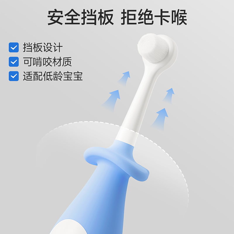 儿童牙刷软毛宝宝婴儿0到3一6到12岁小孩婴幼1岁专用乳牙刷牙膏,淘宝优惠券,粉丝福利购,淘宝优惠卷