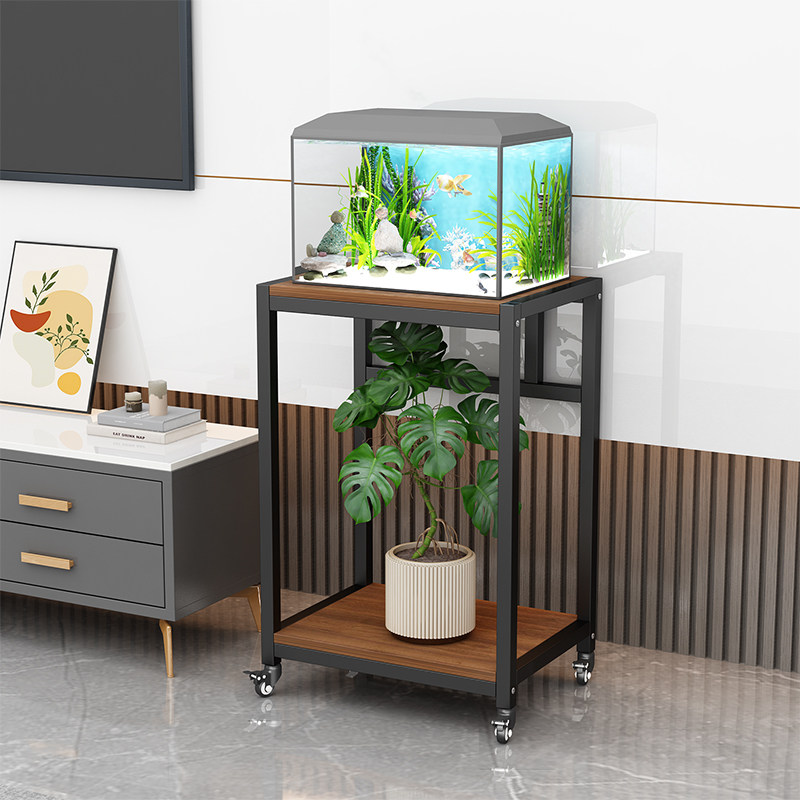 鱼缸架客厅水族箱底座钢木承重鱼缸柜底柜简易鱼缸底架置物架定制,淘宝优惠券,粉丝福利购,淘宝优惠卷