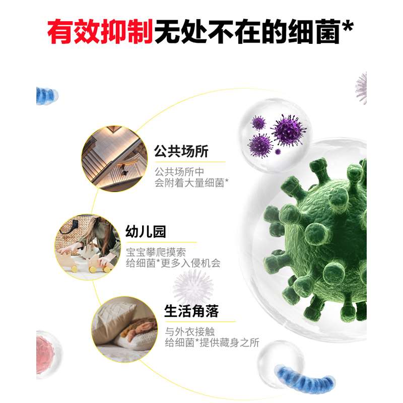 Walch威露士泡沫抑菌洗手液300ml健康呵护实惠装儿童成人通用 - 图1