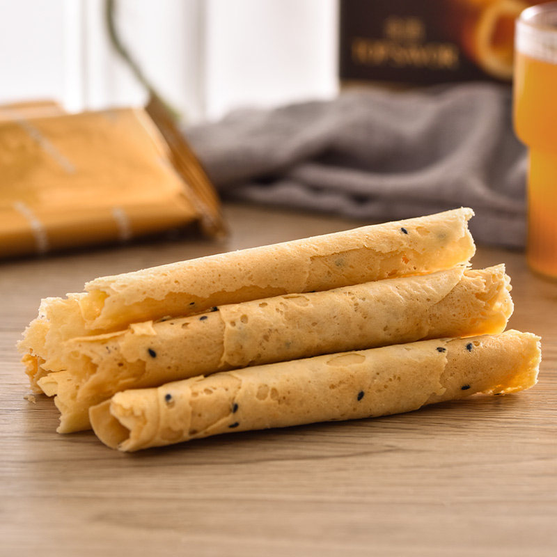 金语原味鸡蛋卷酥老式独立包装蛋卷 新鲜现货 蛋香浓郁 香酥不腻 金语旗舰店 淘优券