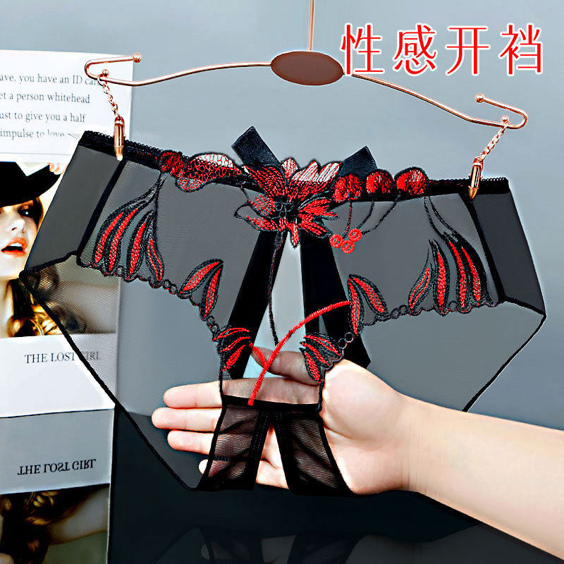 女士内衣女网红高颜值性感内衣蕾丝内裤低腰镂空三角裤170斤可穿