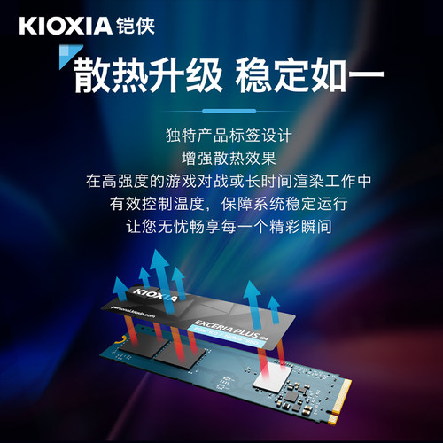 铠侠VD10固态硬盘1tb 2t pcie5.0 nvme m2  ssd笔记本台式电脑m.2 - 图0