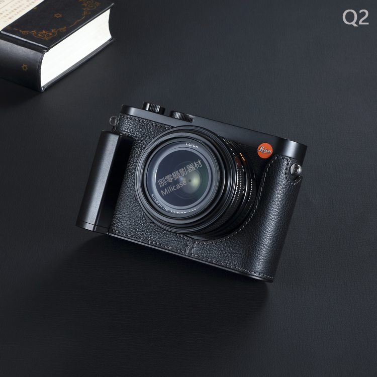 Milicase 适用于徕卡Leica Q3 Q2 Q QP Q-P真皮套 保护套 手柄 - 图0