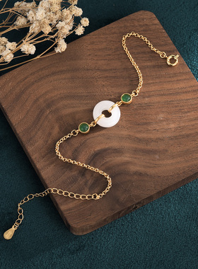 2023夏季国潮宫廷风手饰和田玉女