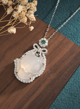 汉服配饰中国风设计复古装宫廷项饰民族风旗袍挂坠气质小仙女项链