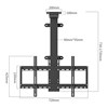 The electric stand can be remotely lifted and rotated 360 degrees