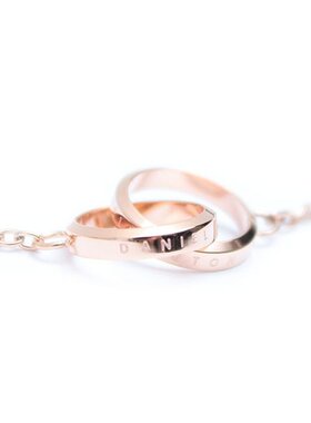 日本直邮Daniel Wellington 项链 DW00400166 女款 ELAN UNITY 玫
