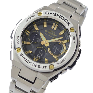 CASIO卡西欧男士手表GST-W110D-1商务光动能电波G-SHOCK