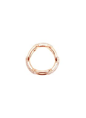 日本直邮Daniel Wellington 水晶链环戒指 50 RG DW00400578 女款