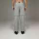 ECCO Baishan ຮ່ວມຊຸດແຄບຊູນ detachable ກາງແຈ້ງ soft shell pants ສໍາລັບຜູ້ຊາຍແລະແມ່ຍິງ EW251P004