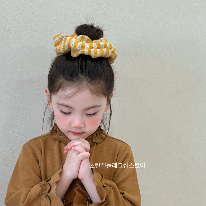 红色针织毛绒小女孩扎马尾头绳大肠发圈儿童皮筋女童发绳洋气头饰,淘宝优惠券,粉丝福利购,淘宝优惠卷