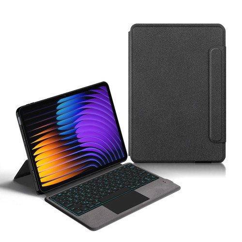 适用小米平板7pro智能蓝触控键盘11.2英寸Xiaomi Pad 7无线妙控键盘背光2024新款小米7一体转轴键盘式双面壳 - 图2