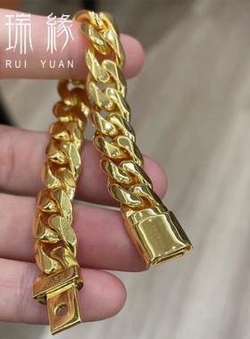 黄金古巴坦克链送礼礼物