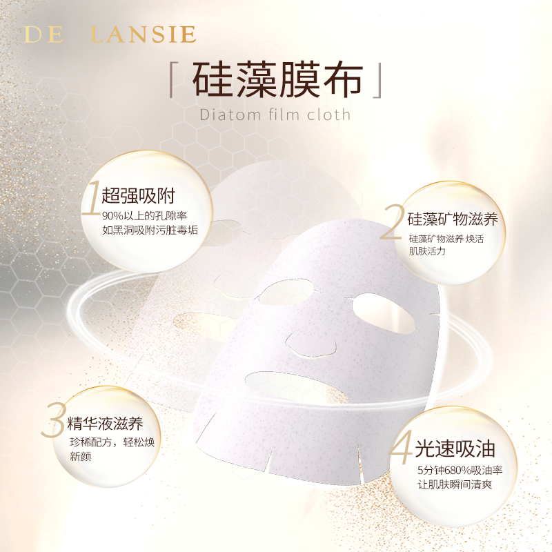 【免费试用】de lansie蒂兰茜面膜 delansie贴片面膜