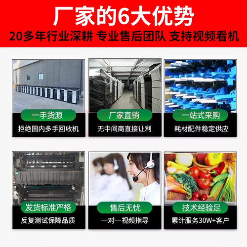 柯美C364e彩色黑白A3复印一体机商用C368激光打印机大型办公专用 - 图1