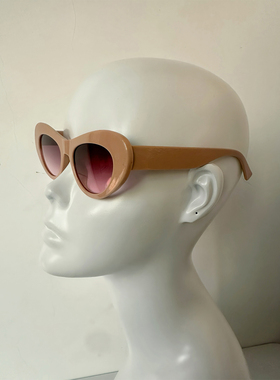 1105lab亮色系时髦猫眼显脸小显白墨镜韩系ins辣妹复古造型太阳镜