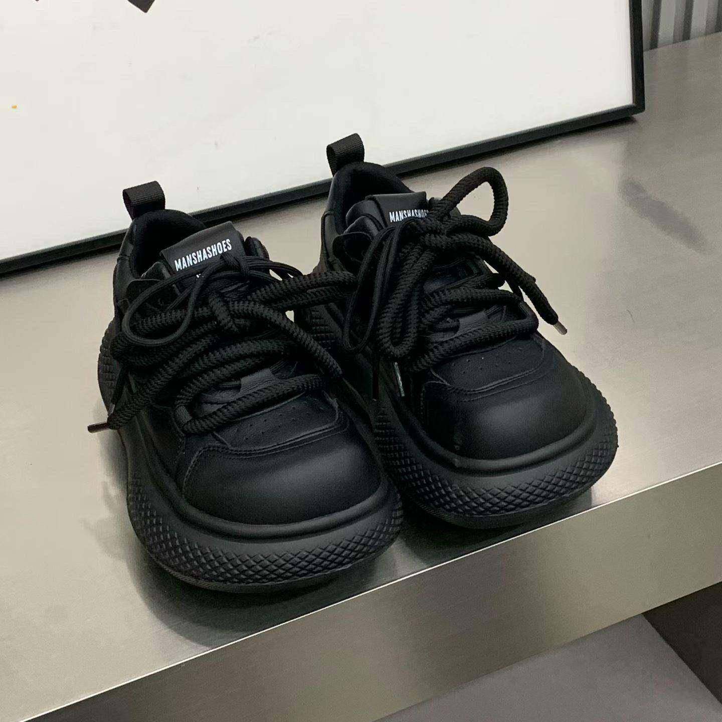 欧洲站2025秋冬大头丑萌面包鞋小白鞋加绒休闲鞋板鞋松糕厚底女鞋,淘宝优惠券,粉丝福利购,淘宝优惠卷