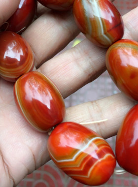 缠丝玛瑙手链天眼鼓珠手串送爸爸