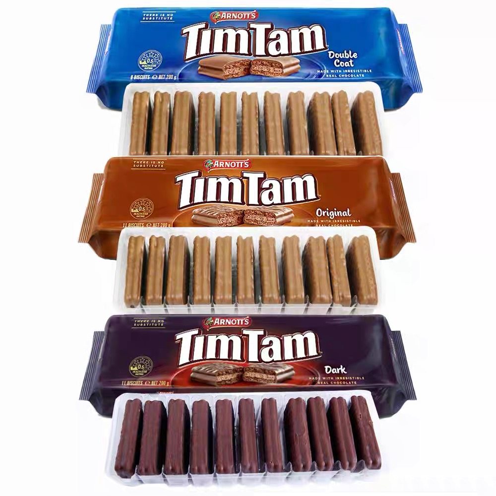 临期澳大利亚进口雅乐思TimTam巧克力夹心饼干200g办公室休闲零食,淘宝优惠券,粉丝福利购,淘宝优惠卷