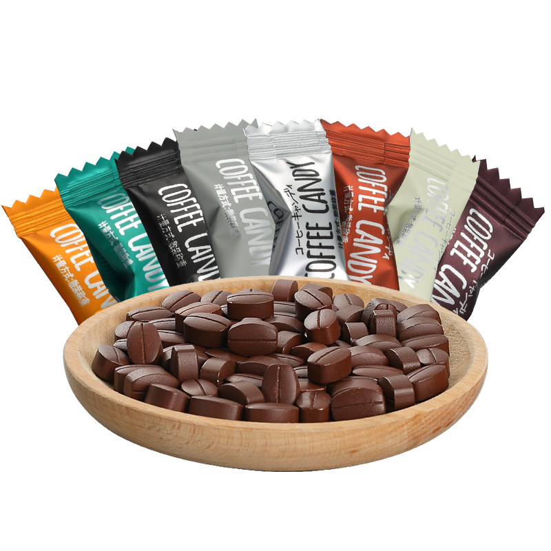 物语知恋即食咖啡糖咀嚼压缩黑咖啡豆醇香可嚼网红糖夏季糖果,淘宝优惠券,粉丝福利购,淘宝优惠卷