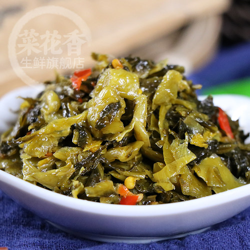 菜花香开味酸菜60g袋装四川老坛泡菜开味榨菜拌面下饭酱腌小咸菜 - 图0