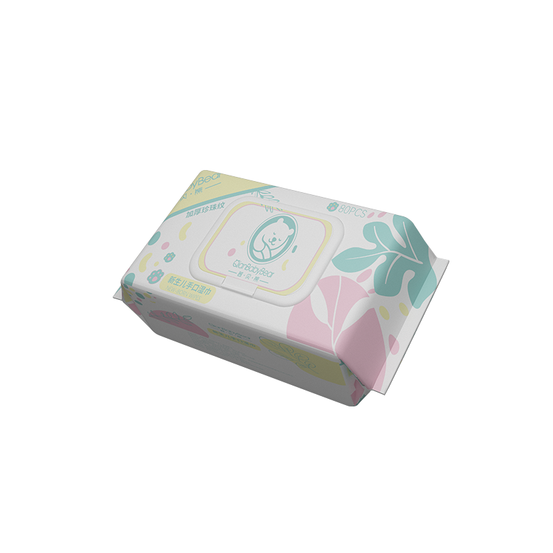 茜贝熊湿巾加厚加大手口屁珍珠纹 茜贝熊湿巾