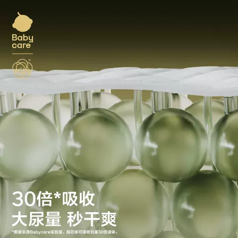 babycare山茶新生柔婴儿护理垫透气一次性隔尿垫大尺寸姨妈垫3包 图片 4