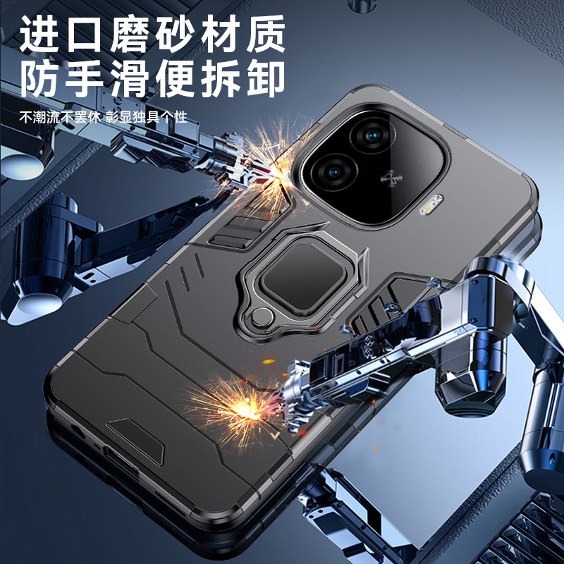 vivoiqooz9手机壳iqooz9turbo保护套新款iqooz9X全包防摔一体指环磁吸车载支架iq00z9硅胶磨砂外壳turb0男女