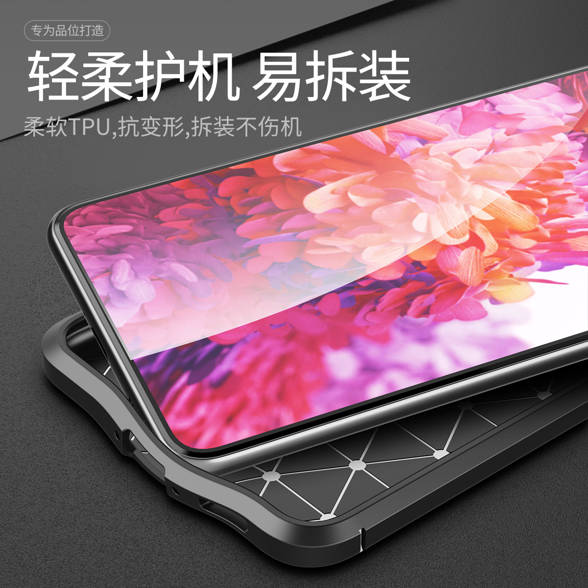 三星S22手机壳galaxyS22防摔保护套sm-S9010硅胶软全包皮纹磨砂smS9010手机套新简约超薄外壳散热商务男女款 - 图2