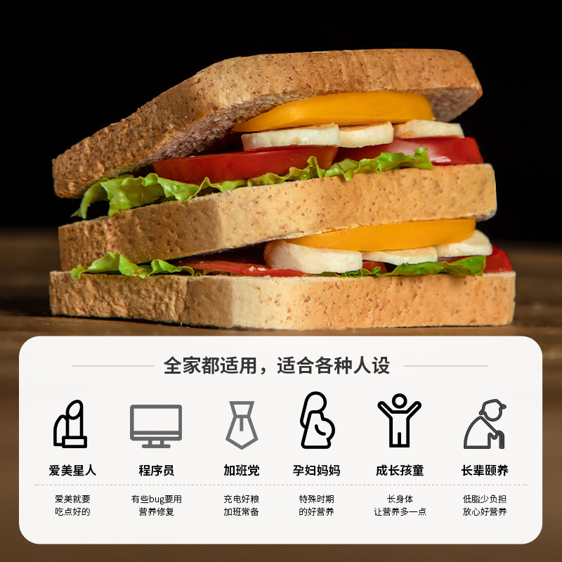 暴肌独角兽丨新年献礼全麦低脂面包 暴肌独角兽西式糕点
