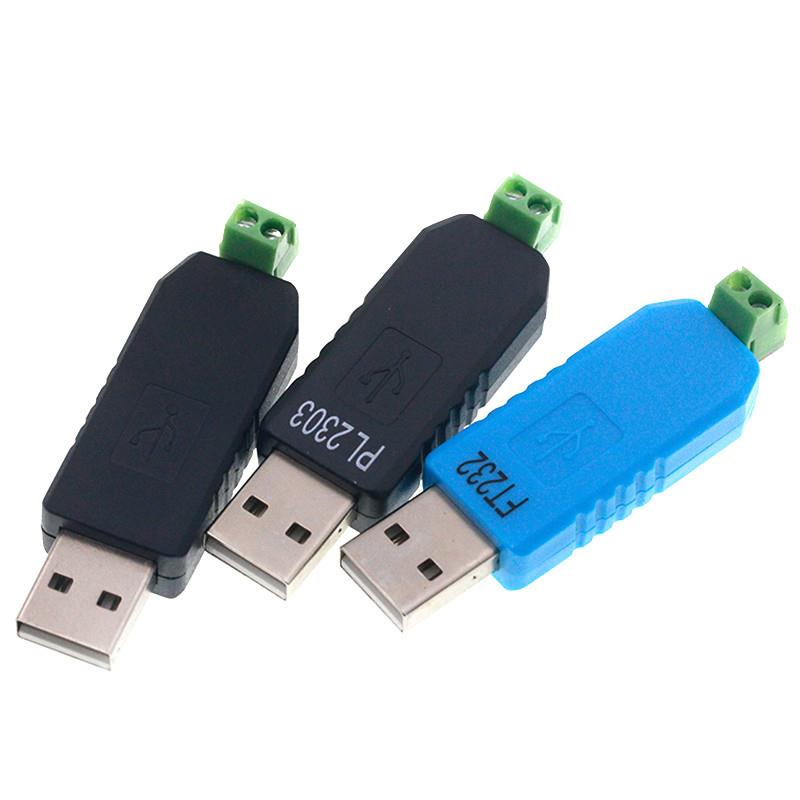 USB转485转换器 USB TO RS485 CH340 PL2303 FT232RL转RS485模块 - 图0